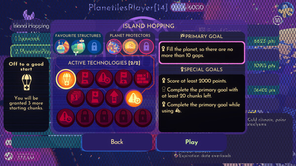 Planetiles gameplay screenshot