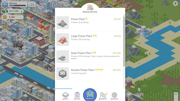 Pocket City gameplay screenshot