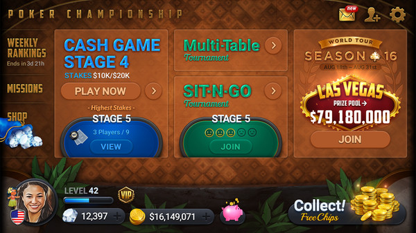 Poker Championship gameplay screenshot