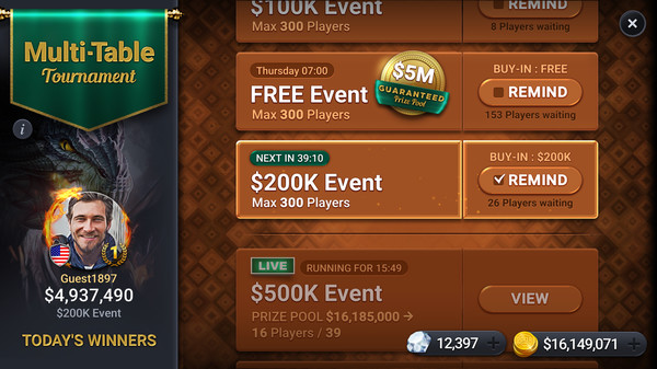 Poker Championship gameplay screenshot