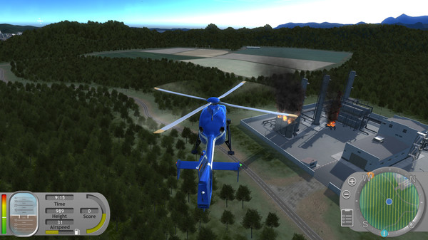 Police Helicopter Simulator gameplay screenshot