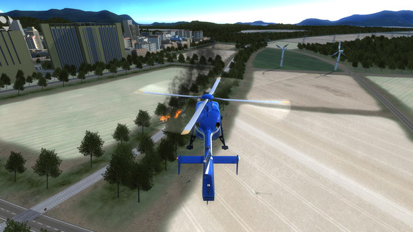 Police Helicopter Simulator gameplay screenshot