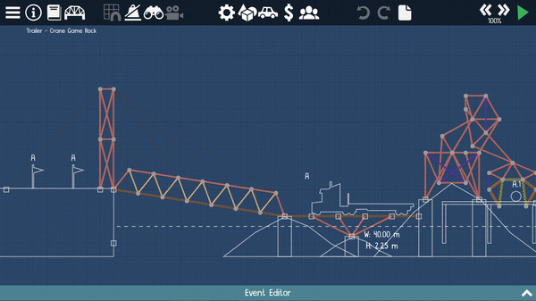 Poly Bridge 2 gameplay screenshot