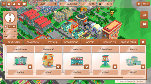 Polyville Canyon gameplay screenshot