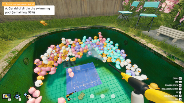 Pool Cleaning Simulator gameplay screenshot