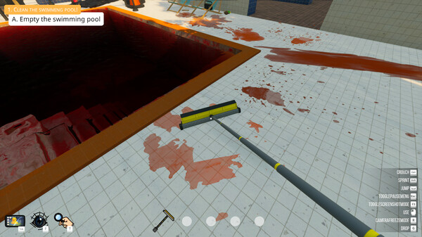 Pool Cleaning Simulator gameplay screenshot