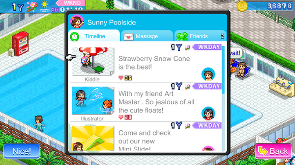 Pool Slide Story gameplay screenshot
