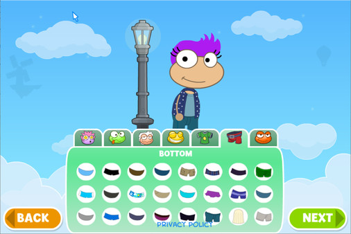 Poptropica gameplay screenshot