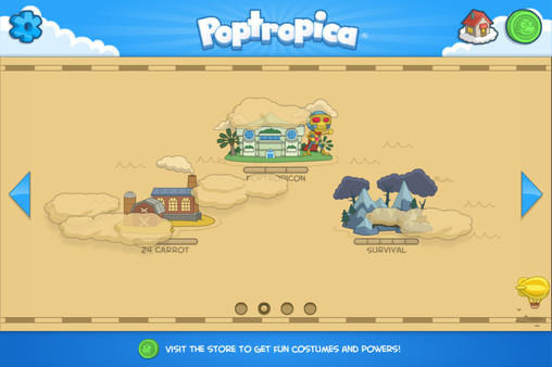 Poptropica gameplay screenshot