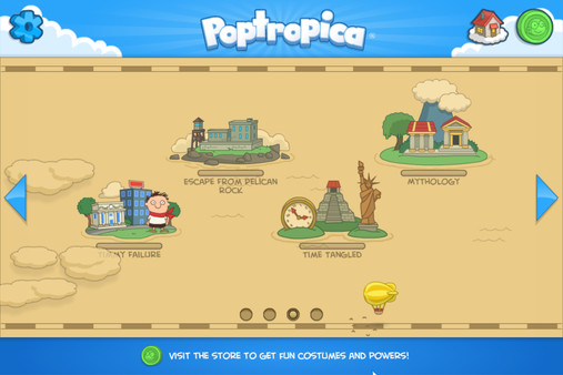 Poptropica gameplay screenshot