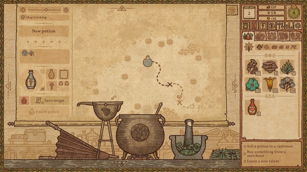 Potion Craft: Alchemist Simulator gameplay screenshot