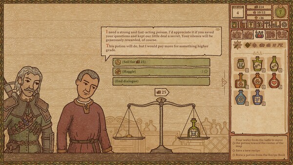 Potion Craft: Alchemist Simulator gameplay screenshot
