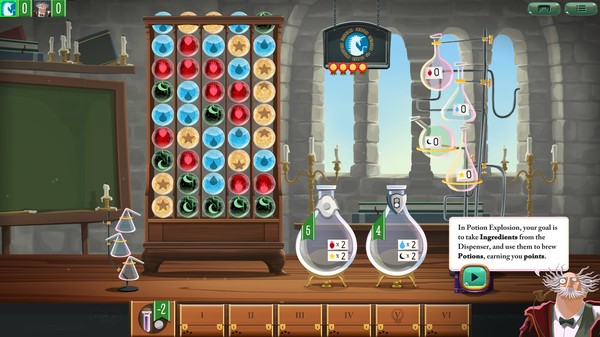 Potion Explosion gameplay screenshot