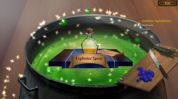 Potions: A Curious Tale gameplay screenshot