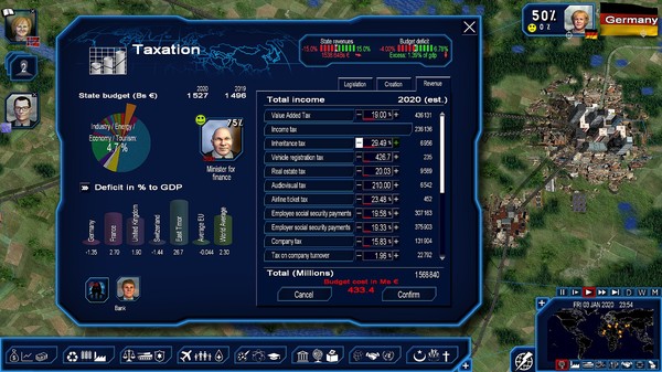 Power & Revolution 2020 Edition gameplay screenshot