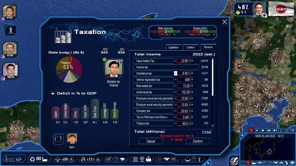 Power & Revolution 2022 Edition gameplay screenshot