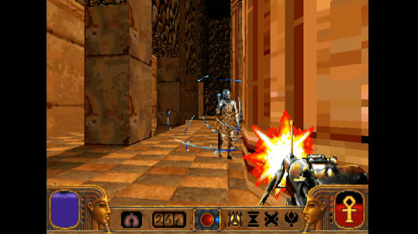 PowerSlave (DOS Classic Edition) gameplay screenshot