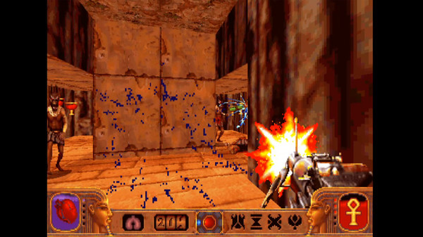 PowerSlave (DOS Classic Edition) gameplay screenshot