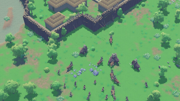 Primitive Society Simulator gameplay screenshot