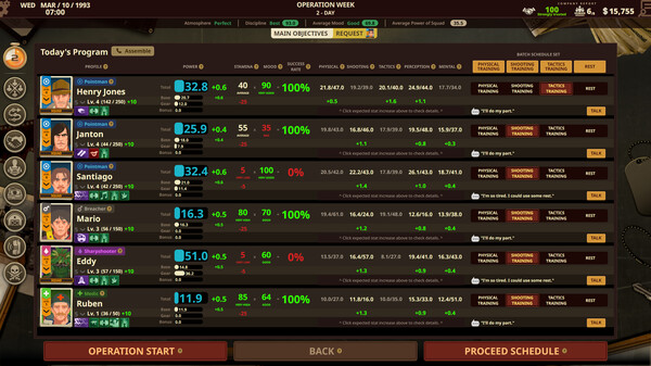 Private Military Manager: Prologue gameplay screenshot