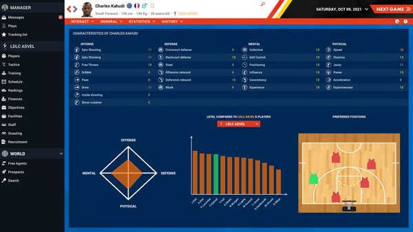 Pro Basketball Manager 2022 gameplay screenshot