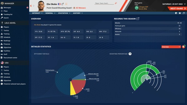 Pro Basketball Manager 2023 gameplay screenshot