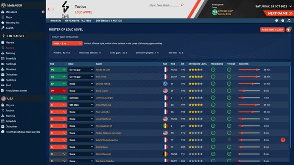 Pro Basketball Manager 2023 gameplay screenshot