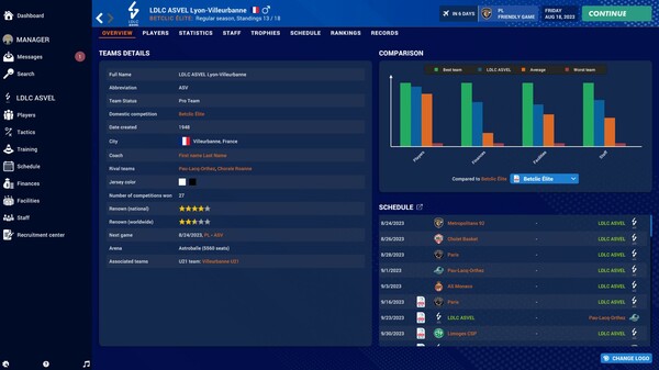 Pro Basketball Manager 2024 gameplay screenshot