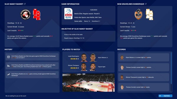 Pro Basketball Manager 2025 gameplay screenshot