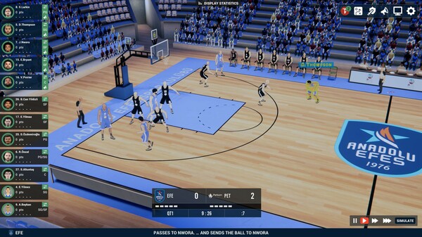 Pro Basketball Manager 2025 gameplay screenshot