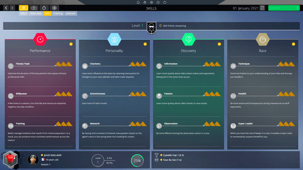 Pro Cycling Manager 2021 gameplay screenshot