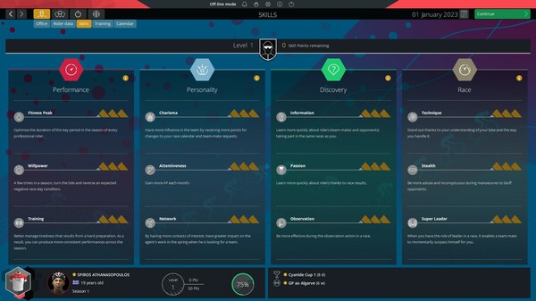 Pro Cycling Manager 2023 gameplay screenshot