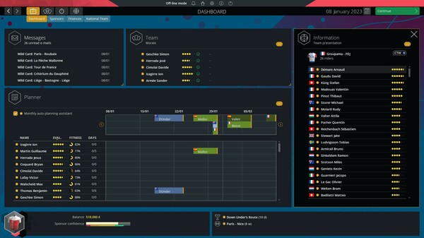 Pro Cycling Manager 2023 gameplay screenshot