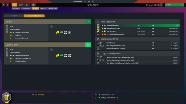 Pro Cycling Manager 2024 gameplay screenshot