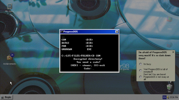 Progressbar95 gameplay screenshot
