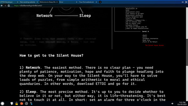 Project DeepWeb gameplay screenshot