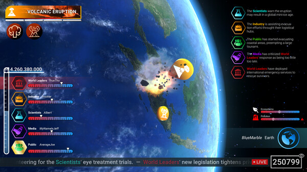 Project Planet - Earth vs Humanity gameplay screenshot