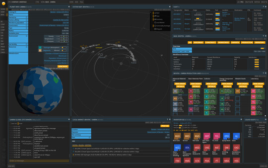Prosperous Universe gameplay screenshot