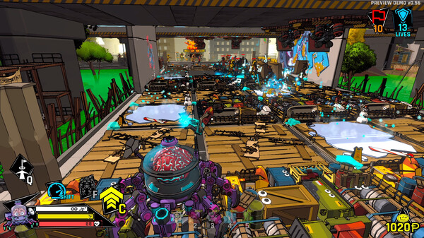 Puropu Defense Squad gameplay screenshot