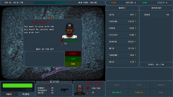PUSHER - Drug Tycoon gameplay screenshot