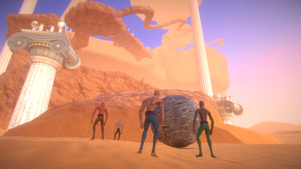 Pushing it! Together - Sisyphus Co-op gameplay screenshot
