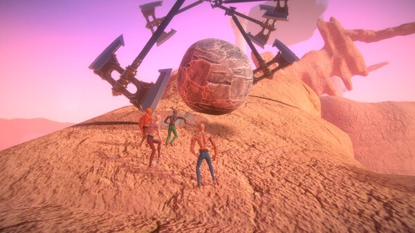 Pushing it! Together - Sisyphus Co-op gameplay screenshot