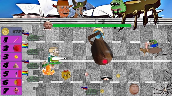 Putin VS Zombies gameplay screenshot