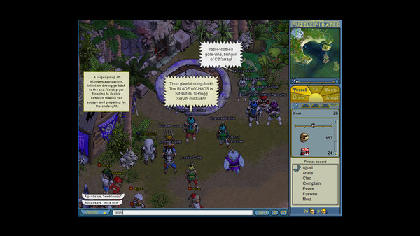 Puzzle Pirates: Dark Seas gameplay screenshot