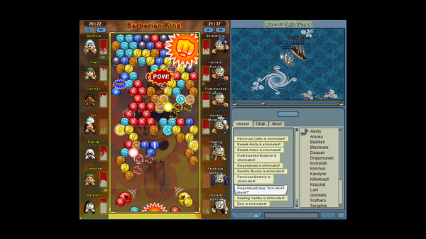 Puzzle Pirates: Dark Seas gameplay screenshot