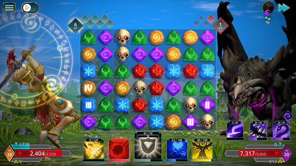 Puzzle Quest 3 gameplay screenshot