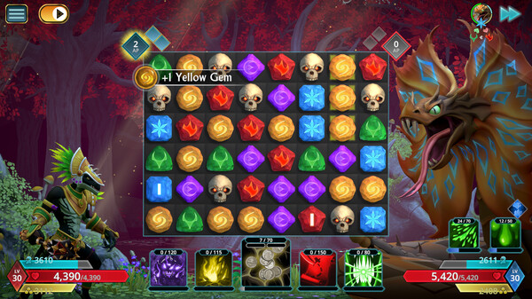 Puzzle Quest 3 gameplay screenshot