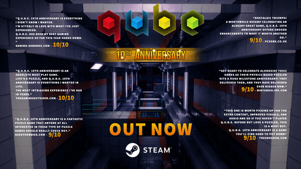 Q.U.B.E. 10th Anniversary gameplay screenshot