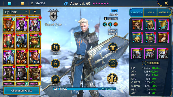 RAID: Shadow Legends gameplay screenshot