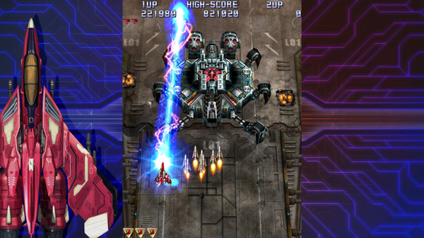 Raiden IV x MIKADO remix gameplay screenshot